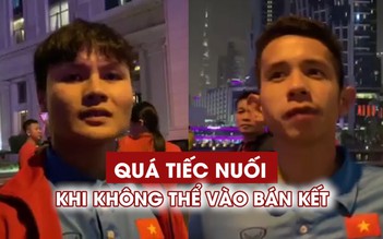 Quang Hải, Hồng Duy tiếc nuối khi không thể vào bán kết Asian Cup