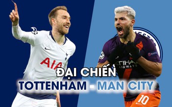 [Champions League] Tottenham - Man City: Thông số đối đầu