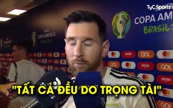 Thua Brazil, Messi tức giận vì trọng tài không dùng VAR