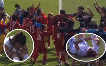 Hình ảnh tuyển thủ Việt Nam và Đài Loan cùng bật khóc trước ngưỡng cửa World Cup