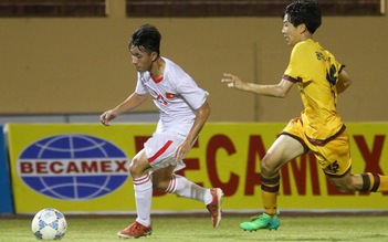 Dùng đội hình dự bị, U.19 tuyển chọn Việt Nam thua U.19 Gwangju
