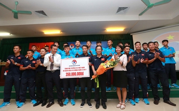 VFF mừng công vô địch Đông Nam Á của U.15 Việt Nam