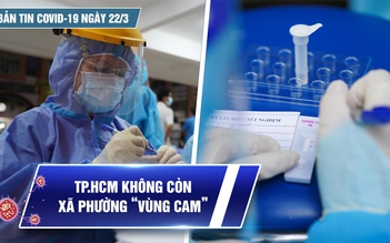 Bản tin Covid-19 ngày 22.3: Cả nước hơn 8,3 triệu ca | TP.HCM không còn xã, phường “vùng cam”