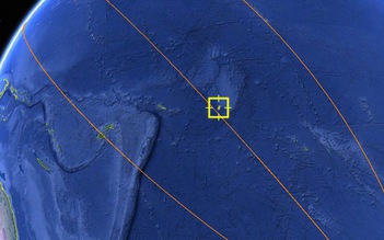 Thiên Cung-1 rơi xuống Nam Thái Bình Dương