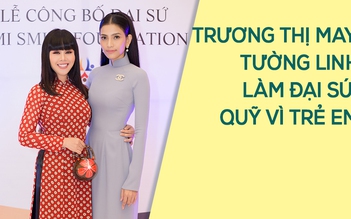 Trương Thị May, Tường Linh làm đại sứ Quỹ Vì trẻ em