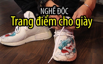 Nghề độc: Trang điểm cho giày kiếm tiền triệu mỗi ngày