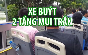 Trải nghiệm xe buýt hai tầng mui trần đầu tiên tại Hà Nội