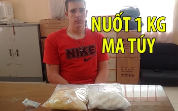 Bắt thêm đối tượng nuốt 1 kg ma túy trong người