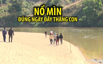 Mìn nổ trên tay, cha chết đúng vào ngày đầy tháng con trai