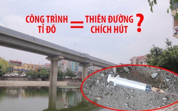 Ga đường sắt trên cao ngàn tỉ trở thành “thiên đường” chích hút