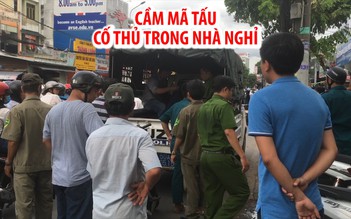 Khống chế nhóm người cầm mã tấu cố thủ trong nhà nghỉ