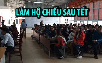 Người dân Hà Tĩnh đổ xô đi làm hộ chiếu sau Tết