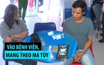 Bắt đôi nam nữ cất giấu ma túy trong người ở Bệnh viện đa khoa Vĩnh Long