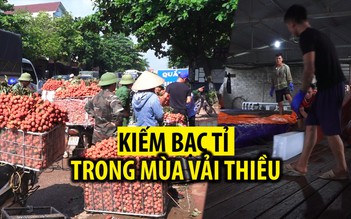 Bán vài tỉ đồng đá lạnh trong mùa vải thiều “nhuộm đỏ” Lục Ngạn