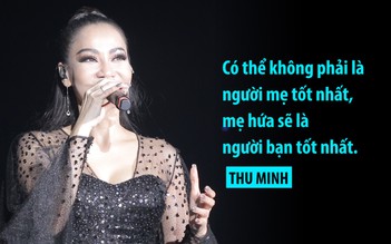 Thu Minh khuyến khích con đừng ngại làm chuyện điên rồ