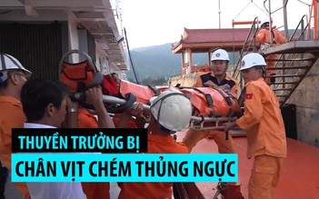 Cứu thuyền trưởng bị chân vịt chém thủng ngực khi hành nghề ở Hoàng Sa