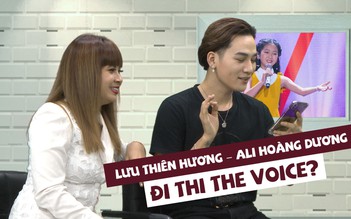 Lưu Thiên Hương – Ali Hoàng Dương bất ngờ làm thí sinh “đi thi” Giọng hát Việt Nhí