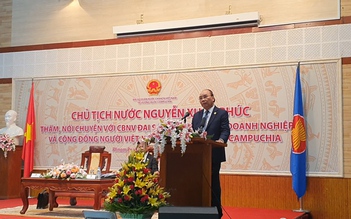 Chủ tịch nước Nguyễn Xuân Phúc tiếp tục chuyến thăm Campuchia