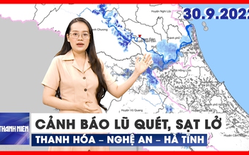 Mưa lớn khắp miền Bắc, cảnh báo lũ quét và sạt lở ở Thanh Hóa–Nghệ An–Hà Tĩnh