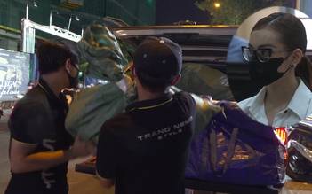 Gần nửa đêm, shop thời trang Trang Nemo bị tạm giữ cả xe hàng hóa