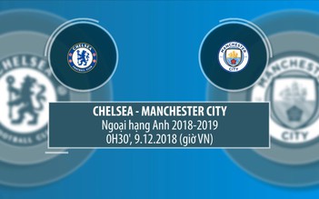 Thông số đáng chú ý trước trận Chelsea - Manchester City (Vòng 16 giải NHA)