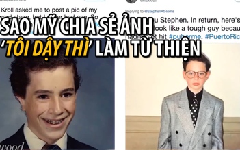 Dàn sao Mỹ chia sẻ ảnh 'dậy thì ngốc xít' gây quỹ từ thiện