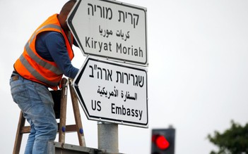 Tranh cãi về việc đại sứ quán Mỹ chính thức mở cửa tại Jerusalem