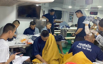 Hải quân Thái Lan dồn sức tìm 31 thủy thủ mất tích sau vụ chìm tàu hộ vệ chủ lực