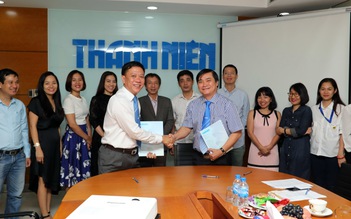 Báo Thanh Niên ký kết hợp tác với kênh VTV9 Đài Truyền hình Việt Nam