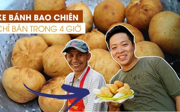 [360 ĐỘ NGON] Xe bánh bao chiên chỉ bán trong 4 giờ