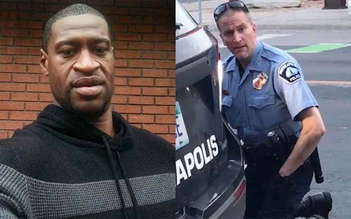 Cựu cảnh sát đè đầu gối lên cổ người da màu bị kết tội giết người