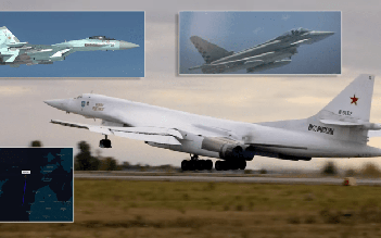 Điểm mặt chiến đấu cơ phương Tây theo dõi Tu-160 Nga trên biển Baltic