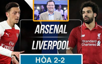 [Góc nhìn] Arsenal - Liverpool: 4 bàn chia đều cho 2 bên