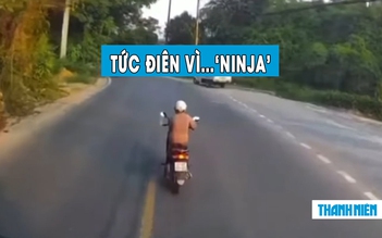 Tài xế xe tải tức điên vì ninja lái xe máy như 'tự sát’