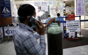 Bệnh nhân Covid-19 nguy ngập tại Ấn Độ khi nguồn oxy cạn kiệt