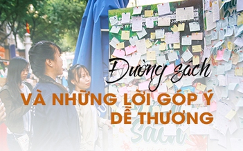 Những dòng ghi chú dễ thương ở đường sách Sài Gòn