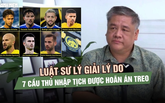 Luật sư lý giải lý do 7 cầu thủ nhập tịch Malaysia được hoãn án treo