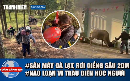 Toàn cảnh 17h: Cứu nữ du khách đi săn mây, rơi giếng sâu 20m | Lý do trâu điên húc người, xông vào rạp cưới