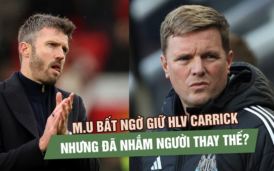 Manchester United bất ngờ giữ HLV Carrick, nhưng đã nhắm người thay thế?