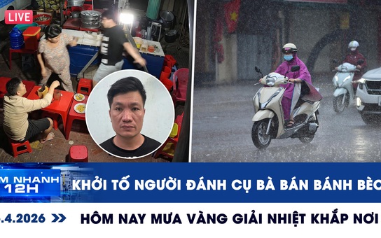 Xem nhanh 12h: Khởi tố người đánh cụ bà bán bánh bèo | Hôm nay mưa vàng giải nhiệt khắp nơi