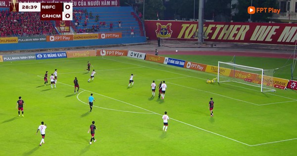 Highlight CLB Ninh Bình 0-1 CLB Công an TP.HCM: Bàn thắng vàng phút bù giờ
