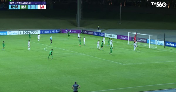 Highlight U.17 Ả Rập Xê Út 5-5 U.17 Tajikistan: Quá hấp dẫn
