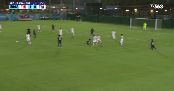 Highlight U.17 Tajikistan 2-0 U.17 Thái Lan: Bàn thắng siêu sớm