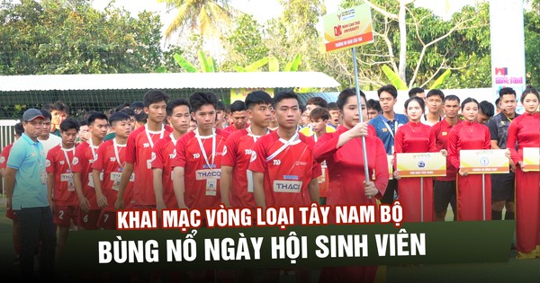 Khai mạc vòng loại Tây Nam Bộ TNSV THACO cup 2026: Bùng nổ ngày hội sinh viên