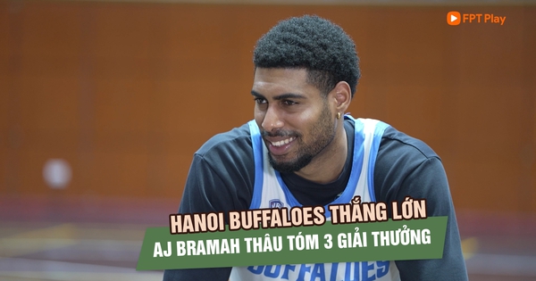 Hanoi Buffaloes thắng lớn tại VBA Awards 2026, AJ Bramah thâu tóm 3 giải thưởng