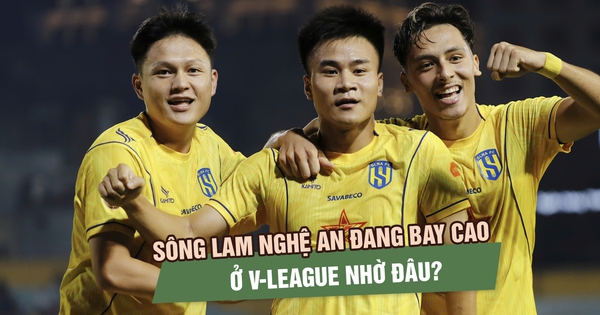 Sông Lam Nghệ An đang bay cao ở V-League nhờ đâu?