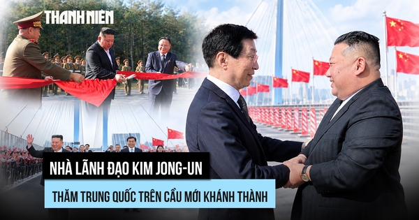 Nhà lãnh đạo Kim Jong-un thăm Trung Quốc trên cầu mới khánh thành