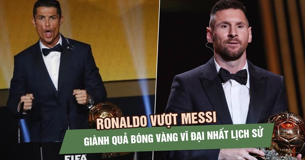 Ronaldo vượt Messi giành Quả bóng vàng vĩ đại nhất lịch sử, gây tranh cãi vì fan trả tiền bỏ phiếu