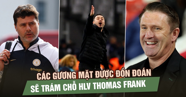 Các gương mặt được đồn đoán sẽ trám chỗ HLV Thomas Frank tại Tottenham