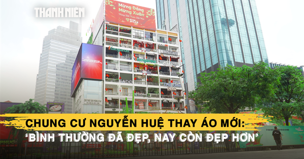 Chung cư Nguyễn Huệ thay áo mới: ‘Bình thường đã đẹp, nay còn đẹp hơn’